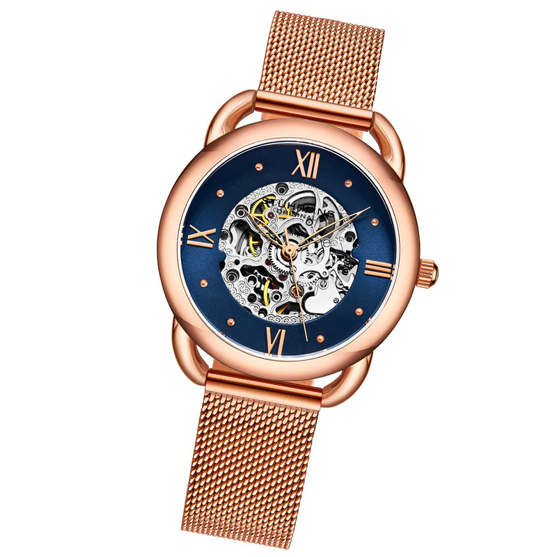 Legacy-3990m.3 Rose Gold Stainless Steel | Blue Dial