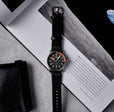 Camogli Automatic Grey / Black Leather | Grey Dial