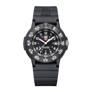 Original Navy SEAL Black Dial / Black Rubber Strap Black-White Dial