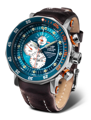 Lunokhod Turquoise Dial / Brown Leather Turquoise Dial