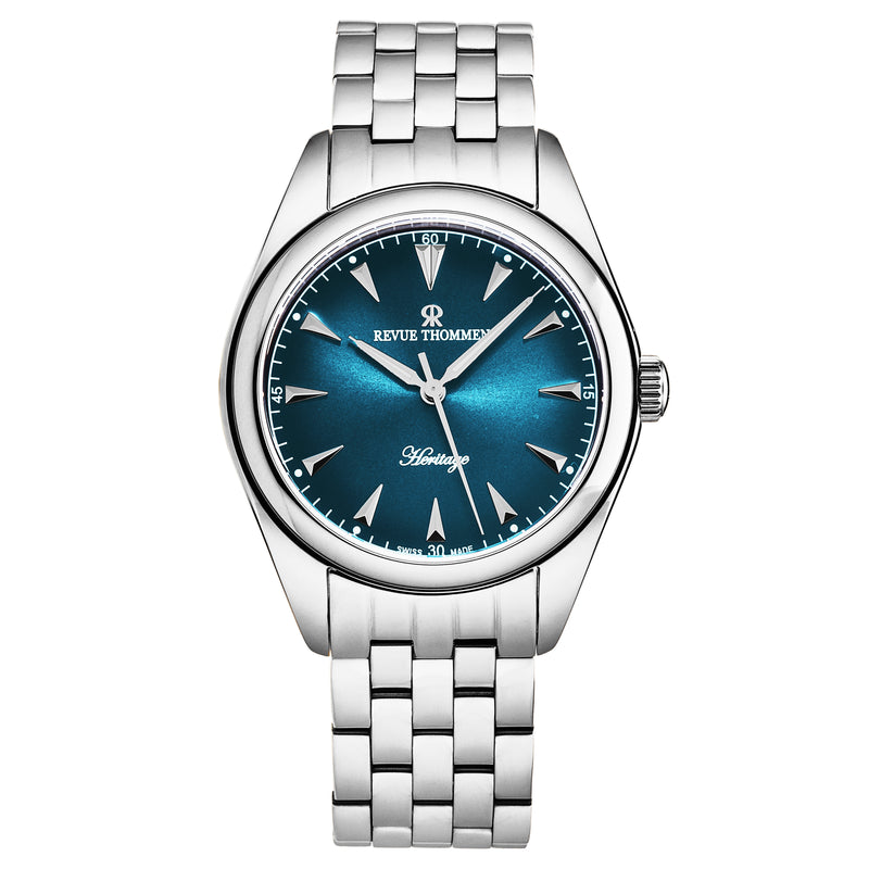 Heritage 21010.2135 / Blue | Blue Dial