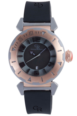 Ferrara Black-Black Rose Gold | Black Dial