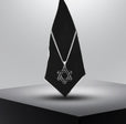 Star Of David Pendant Black Onyx