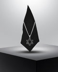 Star Of David Pendant Black Onyx