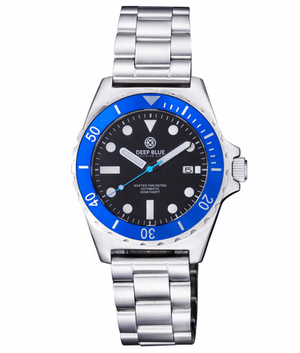 Master 1000 Retro Collection 44mm Black / Blue Stainless | Black Dial