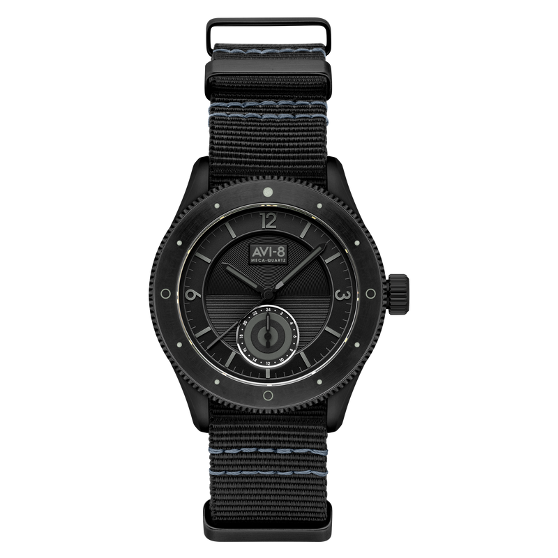 Airmaster Sector Meca-Quartz Black / Nylon | Black Dial