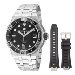 Maurice Lacroix 38mm / Silver / Black | Black Dial