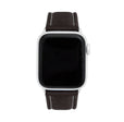 Classic Leather Buffalo Pattern Band with Stitch for Apple Watch Ultra & Series 8/7/6/5/4/3/2/1/SE Brown (42mm | 44mm | 45mm | 49mm) |  Dial