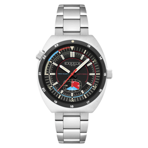 Giulia Meca-Quartz Black / Stainless Steel | Black Dial