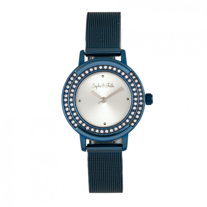 Cambridge w/ Swarovski Crystals Blue | Silver Dial