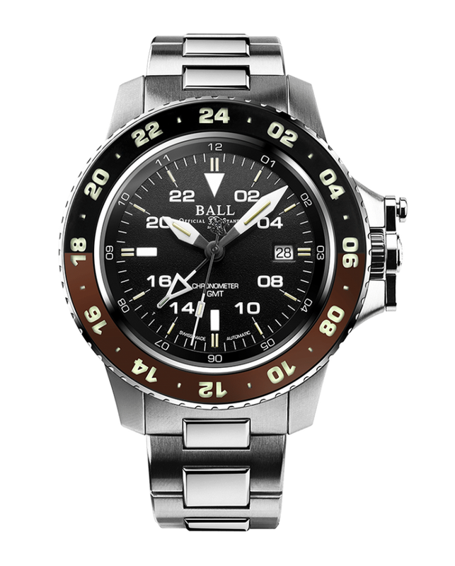 Engineer Hydrocarbon AeroGMT II Black and brown | Black Dial
