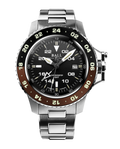Engineer Hydrocarbon AeroGMT II Black and brown Black Dial