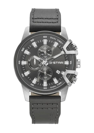 Bend3D Gray Dial / Gray Leather Strap Gray Dial