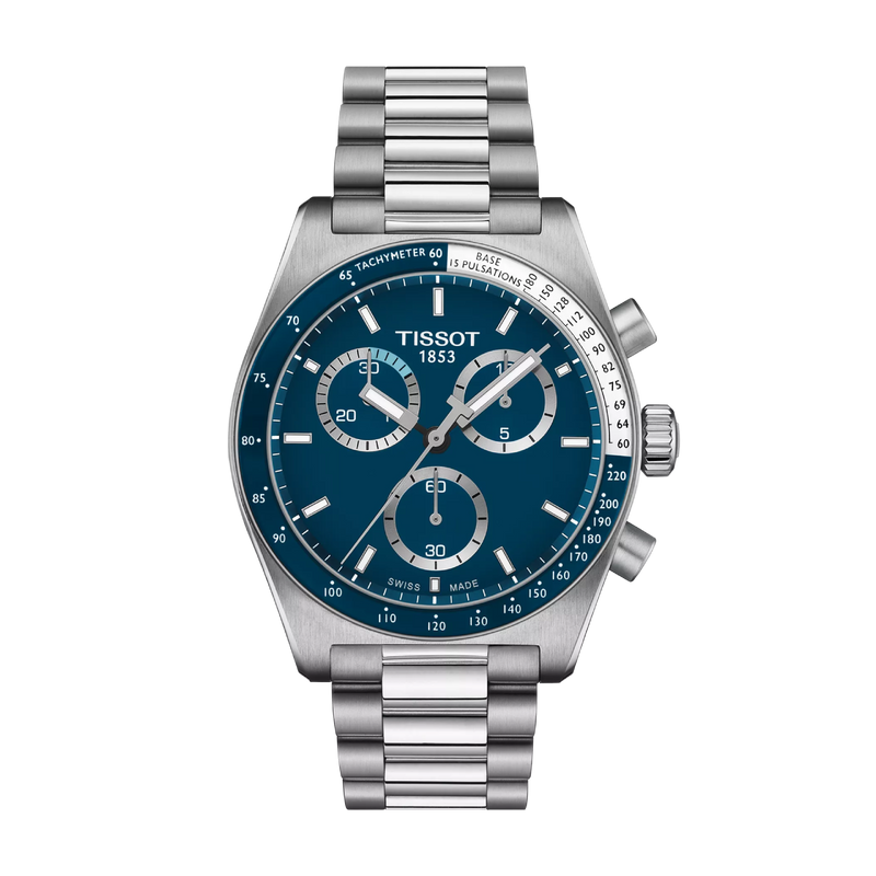 PR516 Chronograph Blue / Stainless Steel | Blue Dial