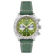 Hull Chronograph Green / Leather | Green Dial
