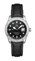 Mishipeshu G.L. Black Dial / Croco Strap Black Dial