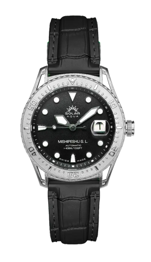 Mishipeshu G.L. Black Dial / Croco Strap Black Dial
