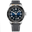 Monaco Grey/Leather/Blue Dial/Silver Case 3989.6 | Blue Dial