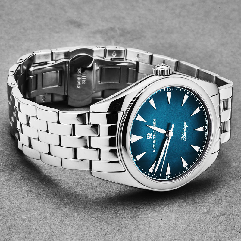 Heritage 21010.2135 / Blue | Blue Dial