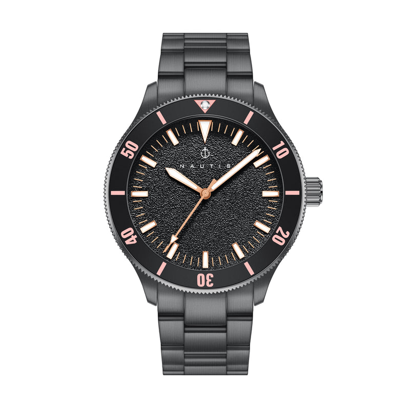 Deacon Black/Rose Gold | Black Dial