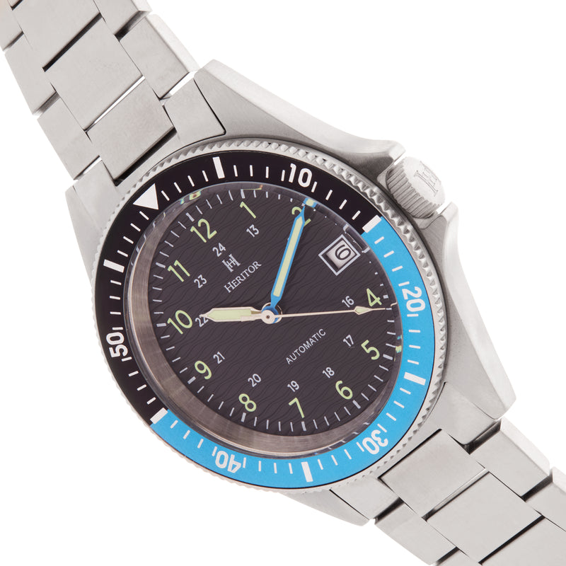 Calder Silver/Black-Blue | Black Dial