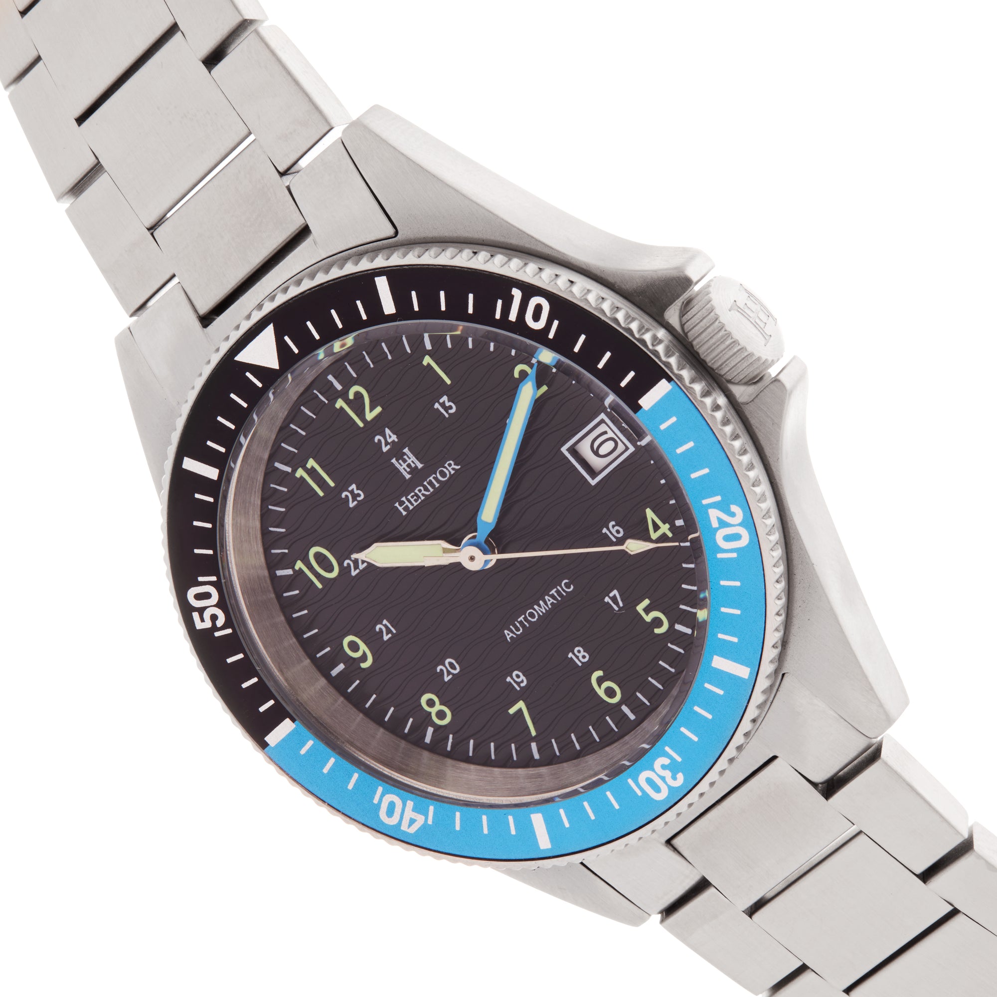 Calder Silver/Black-Blue | Black Dial