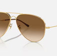 OLD AVIATOR UNISEX / ARISTA / CLEAR GRADIENT BROWN