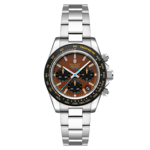 Accelero Chronograph Chronograph Brown Dial / Stainless Steel Bracelet Brown Dial