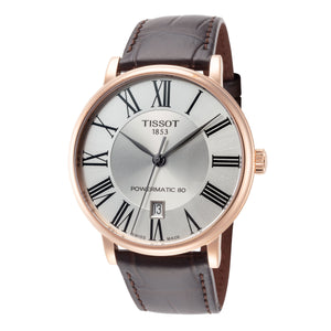 CARSON 40mm / Silver / Brown | Silver Dial