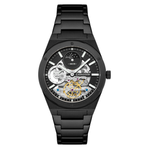 Drake Dual Time Automatic Black / Stainless Steel | Black Dial