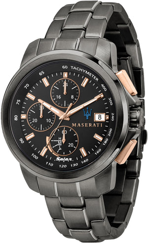SUCCESSO Black / Stainless Steel Black Dial