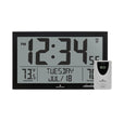 Self-Setting FC Clock with EXLarge Digits Indoor & Outdoor Temp Self-Setting FC Clock with EXLarge Digits Indoor & Outdoor Temp