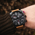 Hawker Hunter Retrograde Chronograph | Black Dial