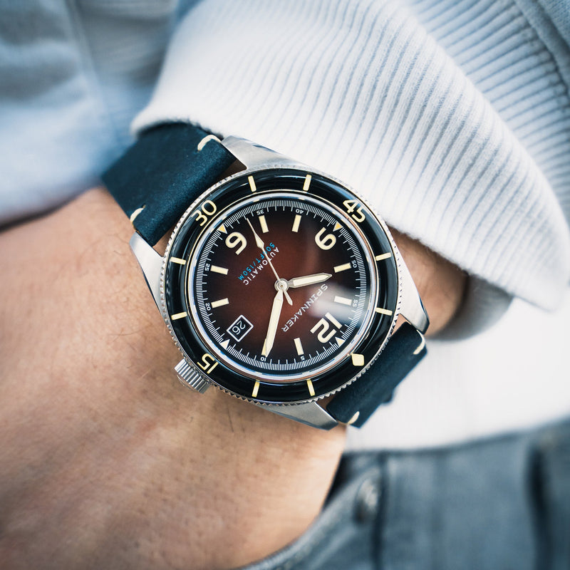 Fleuss Red / Leather | Red Dial