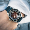 Fleuss Red / Leather | Red Dial