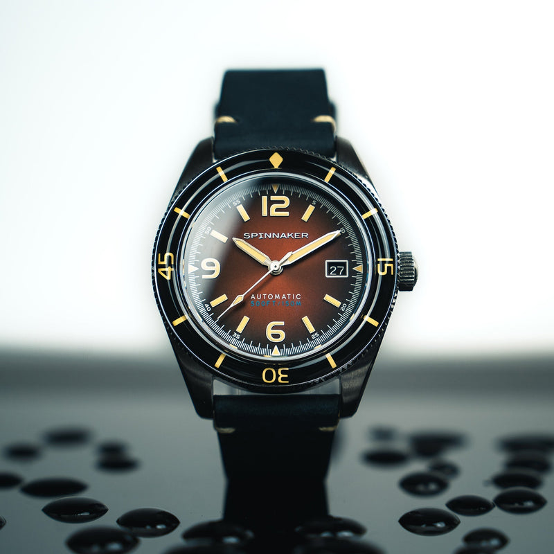 Fleuss Red / Leather | Red Dial