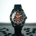 Fleuss Red / Leather | Red Dial