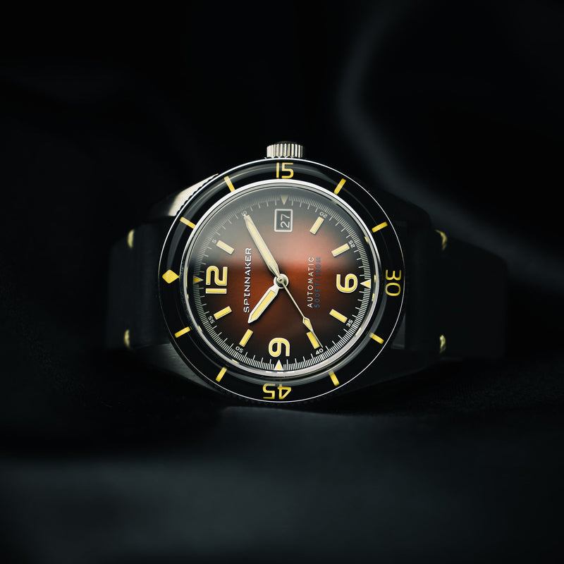 Fleuss Red / Leather | Red Dial