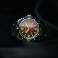Fleuss Red / Leather | Red Dial