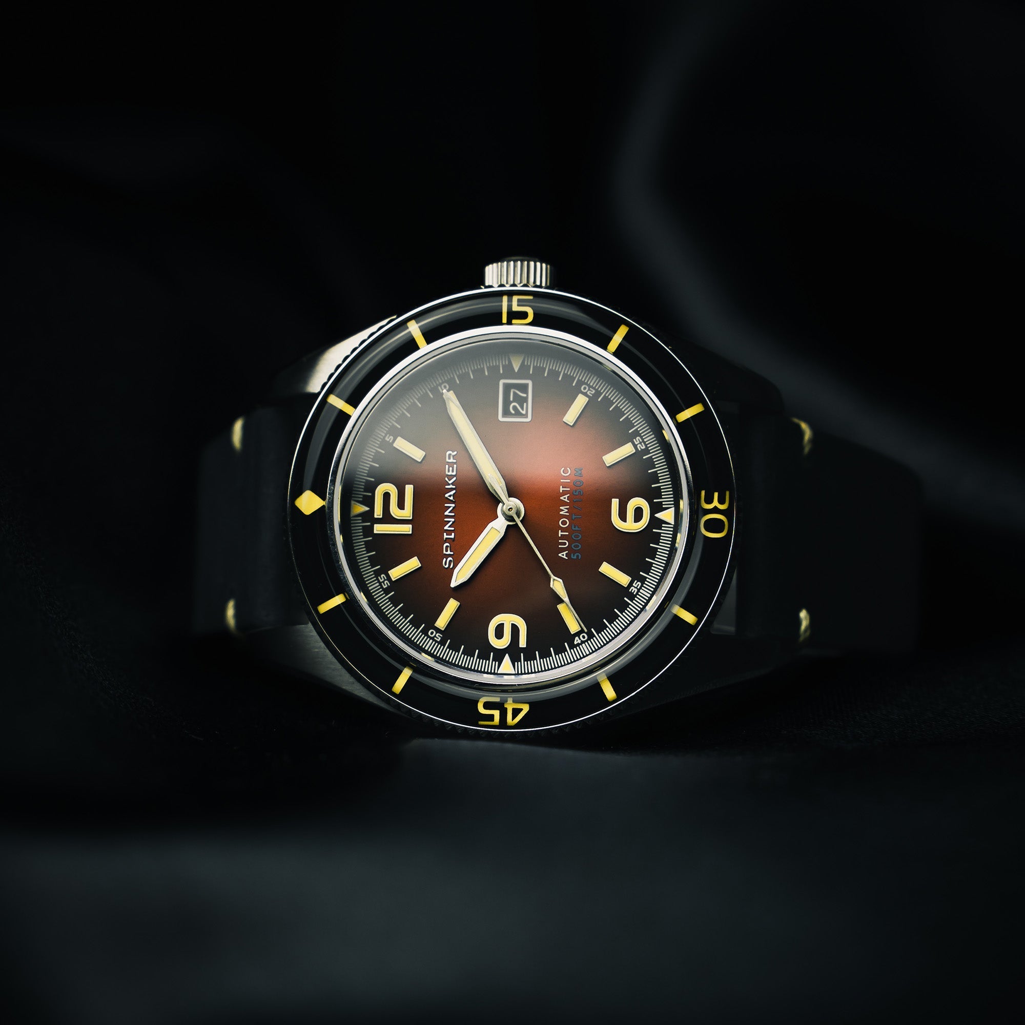 Fleuss Red / Leather | Red Dial