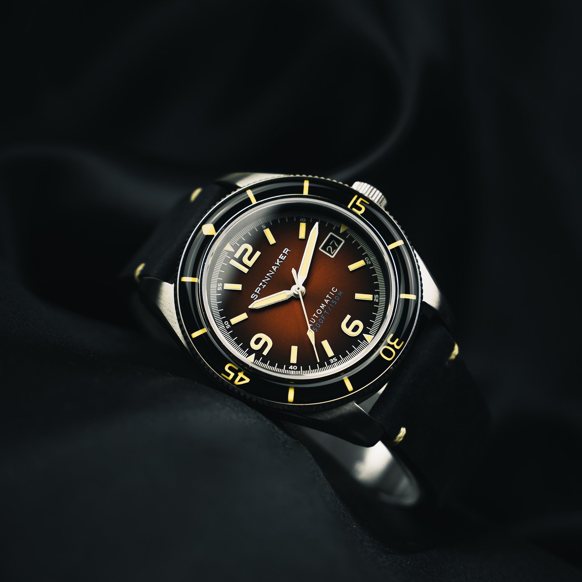 Fleuss Red / Leather | Red Dial