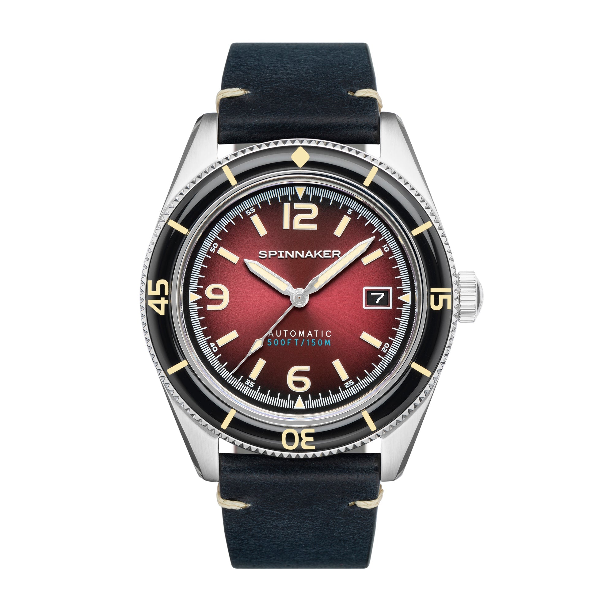 Fleuss Red / Leather | Red Dial