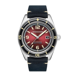 Fleuss Red / Leather | Red Dial