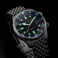 Bradner Black / Stainless Steel | Black Dial