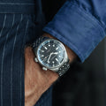 Bradner Black / Stainless Steel | Black Dial