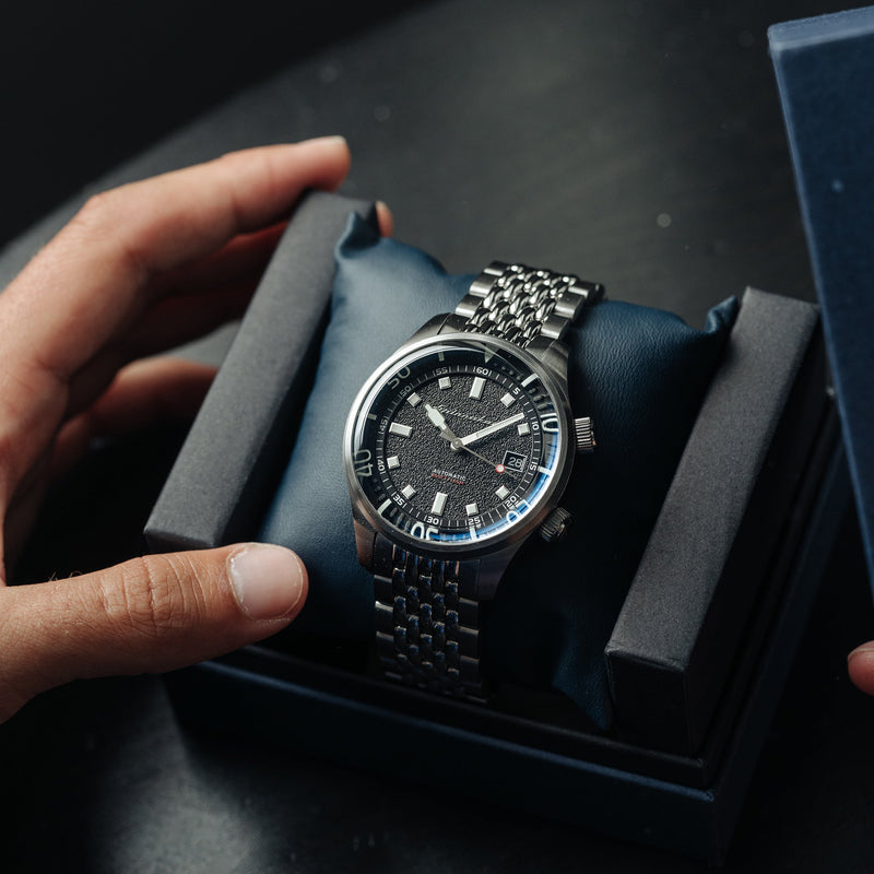 Bradner Black / Stainless Steel | Black Dial