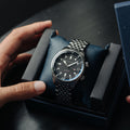Bradner Black / Stainless Steel | Black Dial