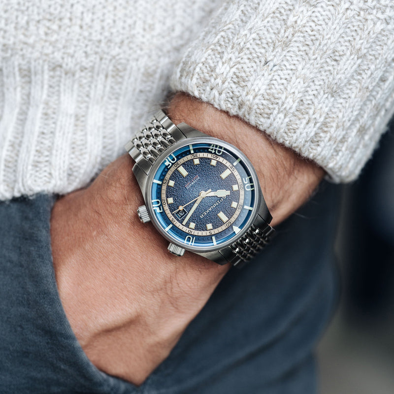 Bradner Blue / Stainless Steel | Blue Dial
