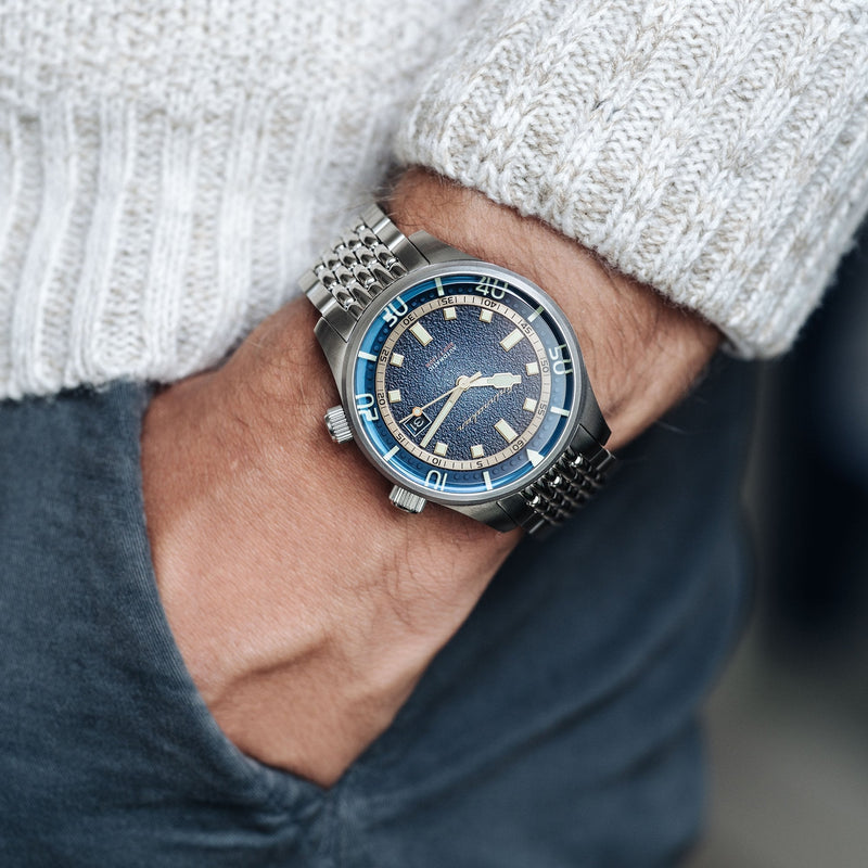 Bradner Blue / Stainless Steel | Blue Dial