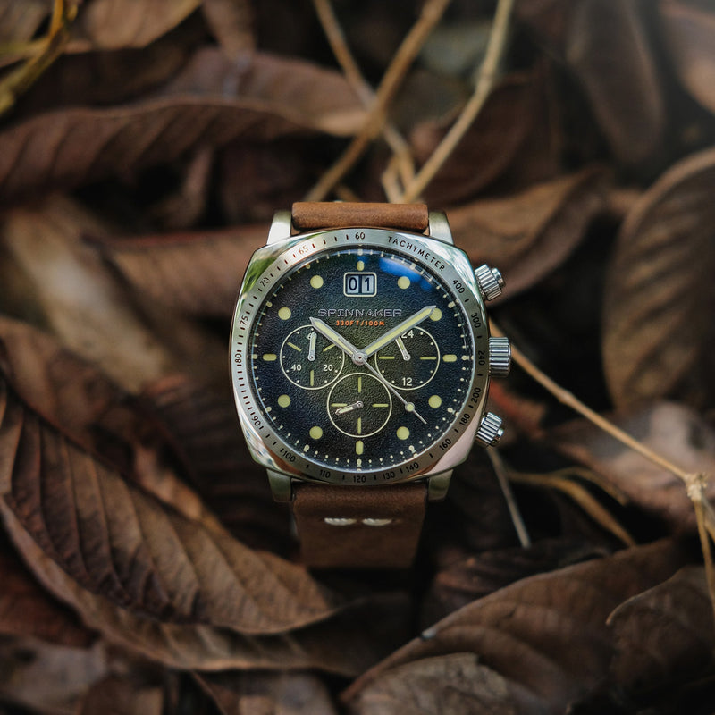 Hull Chronograph Green Dial / Leather | Green Dial
